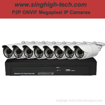 8CH*1080P H. 264 Poe IP Camera Poe NVR Kit (NSN7138KP40)